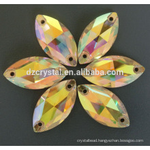 Crystal Navette Sew on Garment Stones Beads (DZ-3066)